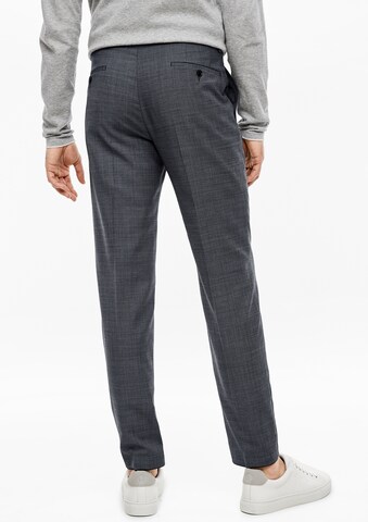 s.Oliver BLACK LABEL Slimfit Pantalon in Grijs