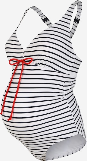 MAMALICIOUS Maillot de bain 'Josefine' en bleu marine / rouge / blanc, Vue avec produit