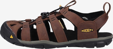 KEEN Sandal 'CLEARWATER CNX' i brun