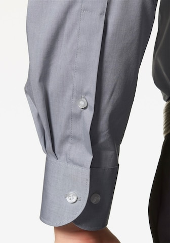 OLYMP - Ajuste estrecho Camisa de negocios 'Level 5' en gris