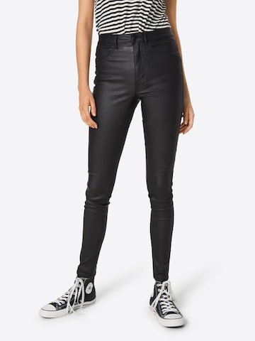 Skinny Pantalon 'Royal' ONLY en noir : devant