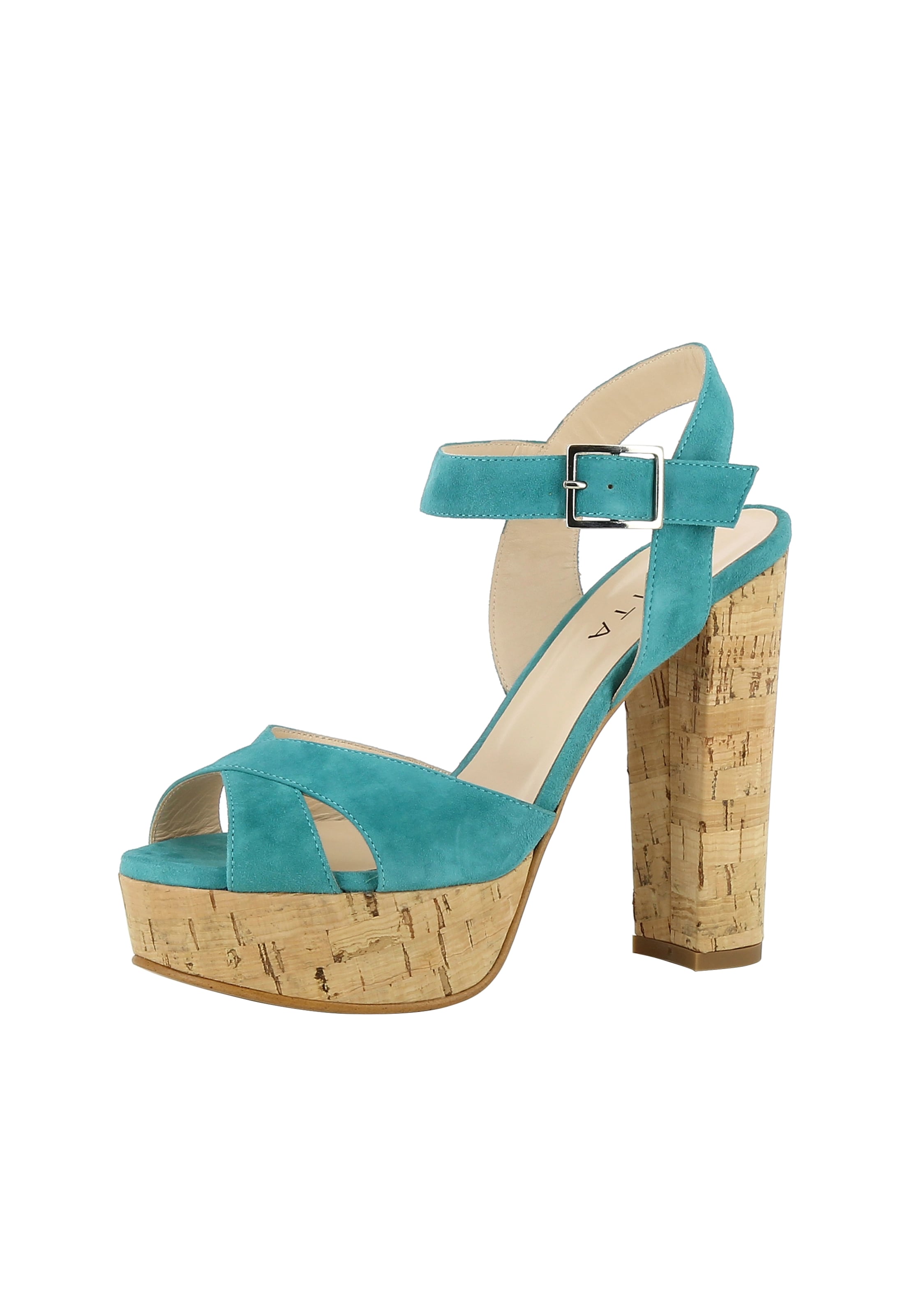 EVITA Strap sandal 'Lana' in Blue: front