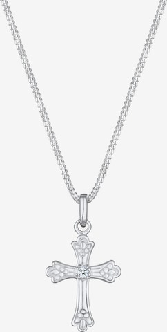 ELLI PREMIUM Halsband 'Kreuz' i silver