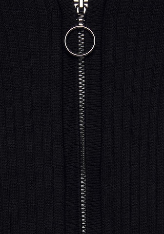 LASCANA Knit Cardigan in Black