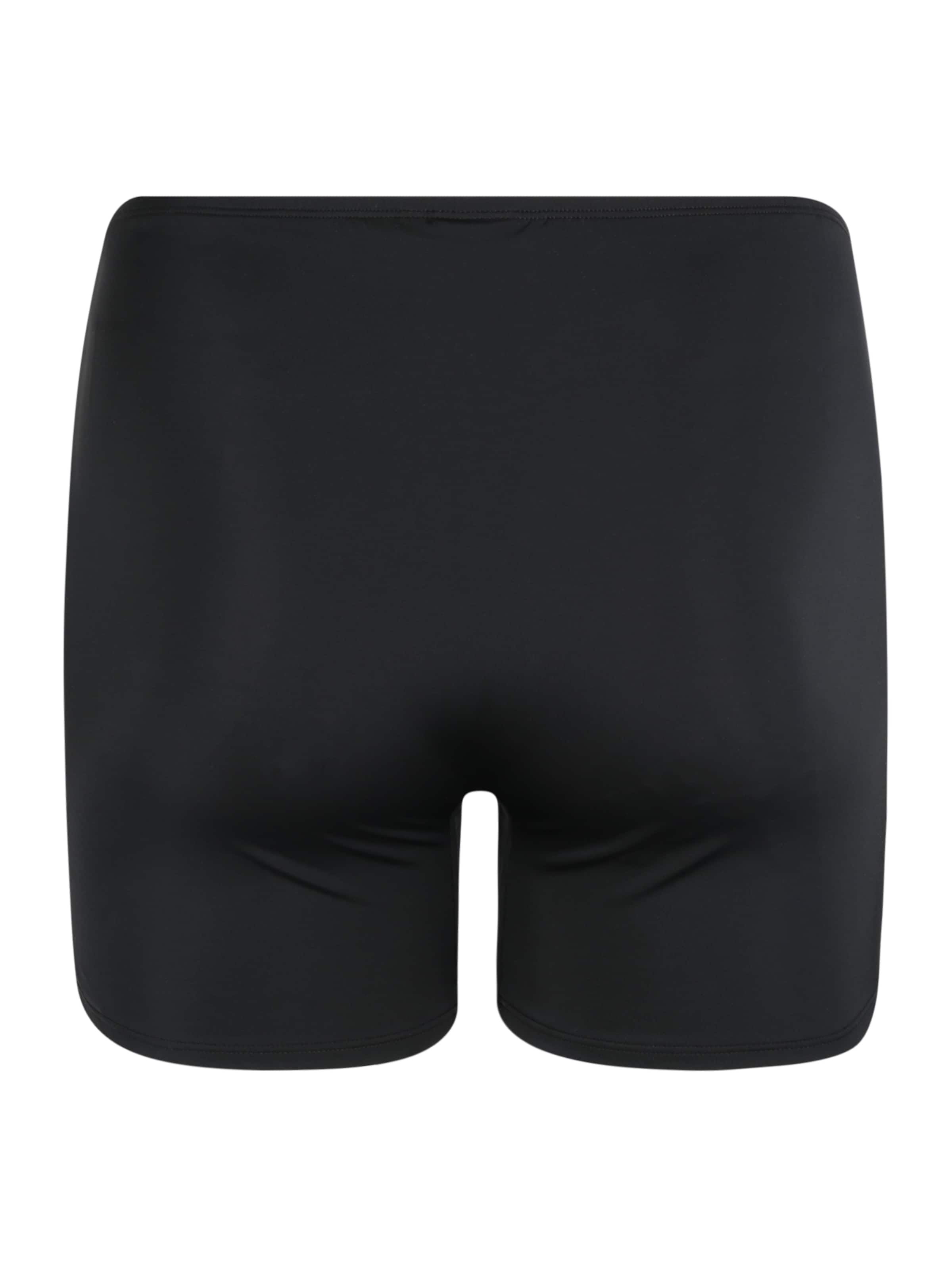 Swim by Zizzi Štandardný strih Plavecké šortky - Čierna