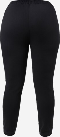 Ulla Popken Skinny Leggings in Schwarz: zadná strana