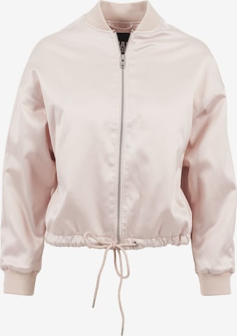 Veste mi-saison Urban Classics en rose : devant