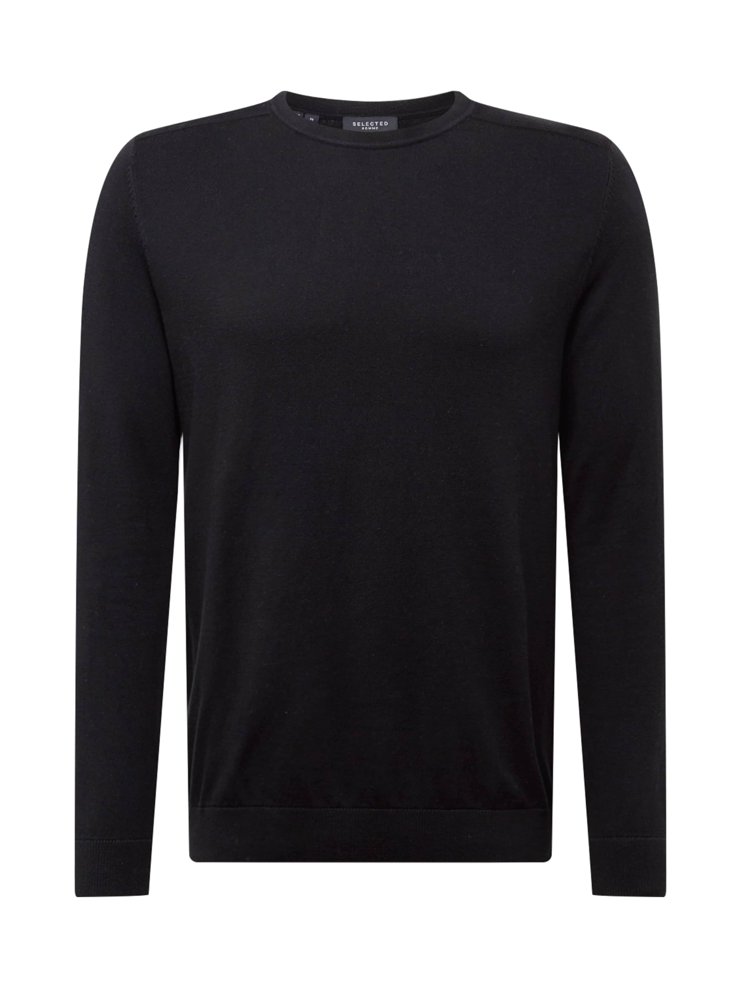 SELECTED Regular fit Sweater 'Berg' in Black: front