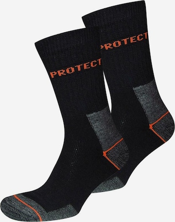 SYMPATICO Socks in Black: front