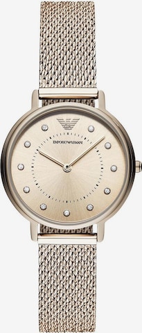 Emporio Armani Analogna ura | zlata barva