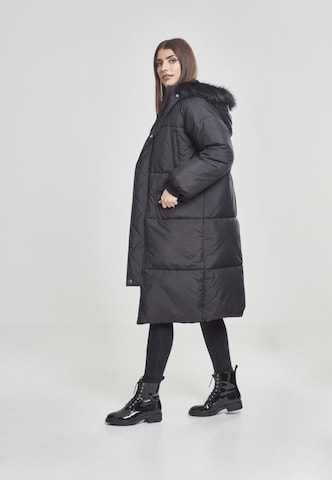 Urban Classics Winter Coat in Black