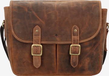 GREENBURRY Camera Bag in Brown: front