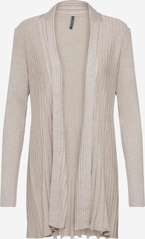Freequent Knit Cardigan 'CLAUDISSE' in Beige: front
