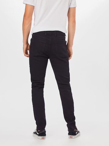 River Island - Slimfit Calças de ganga 'Seth Entry' em preto