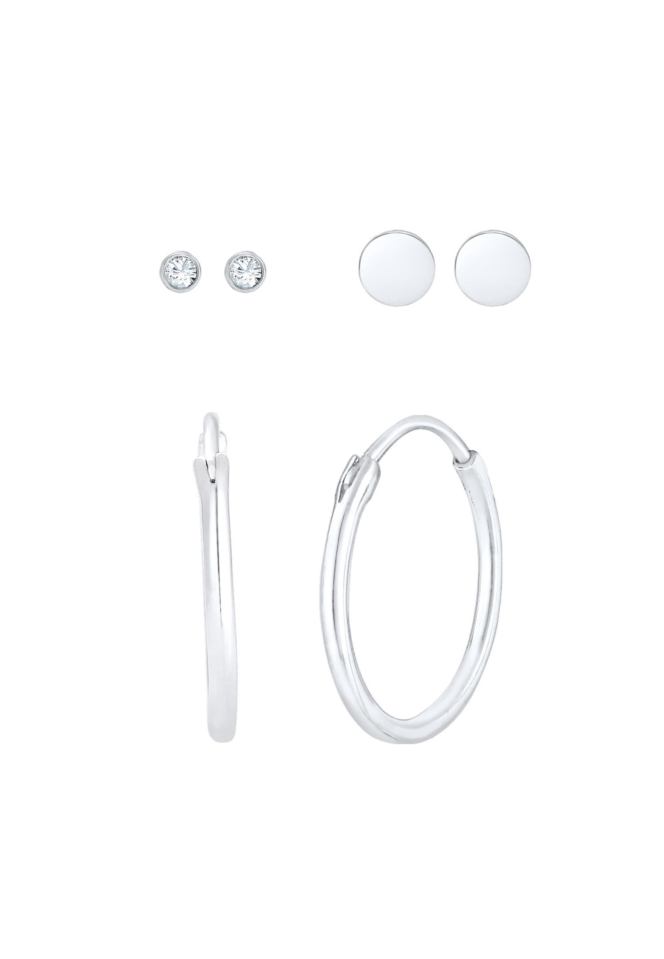 ELLI Oorbellen in Zilver: voorkant