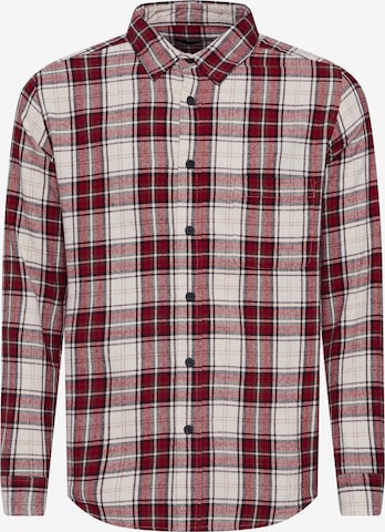DAN FOX APPAREL Button Up Shirt 'Thies' in Red: front
