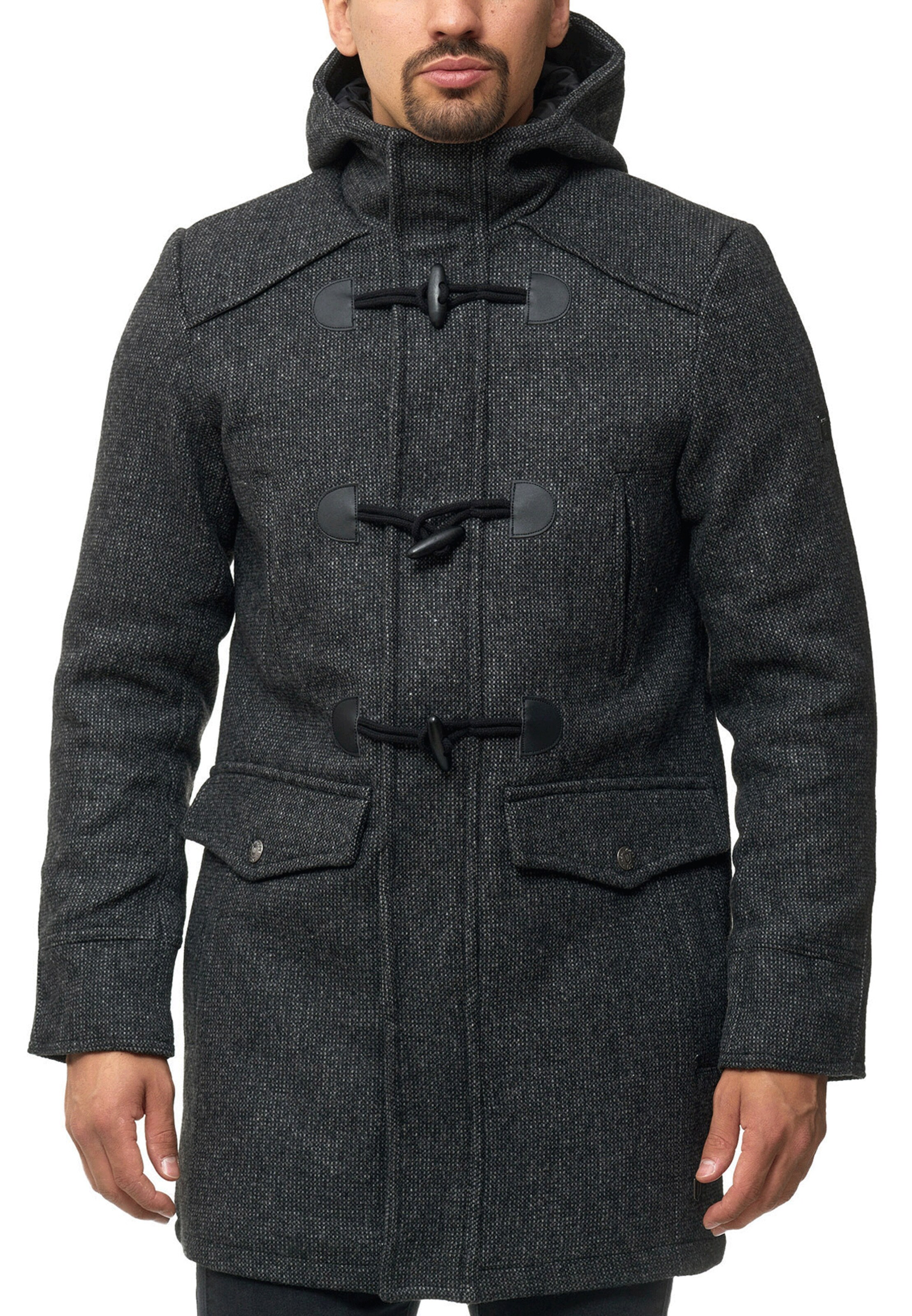 INDICODE JEANS Wollmäntel in Grau