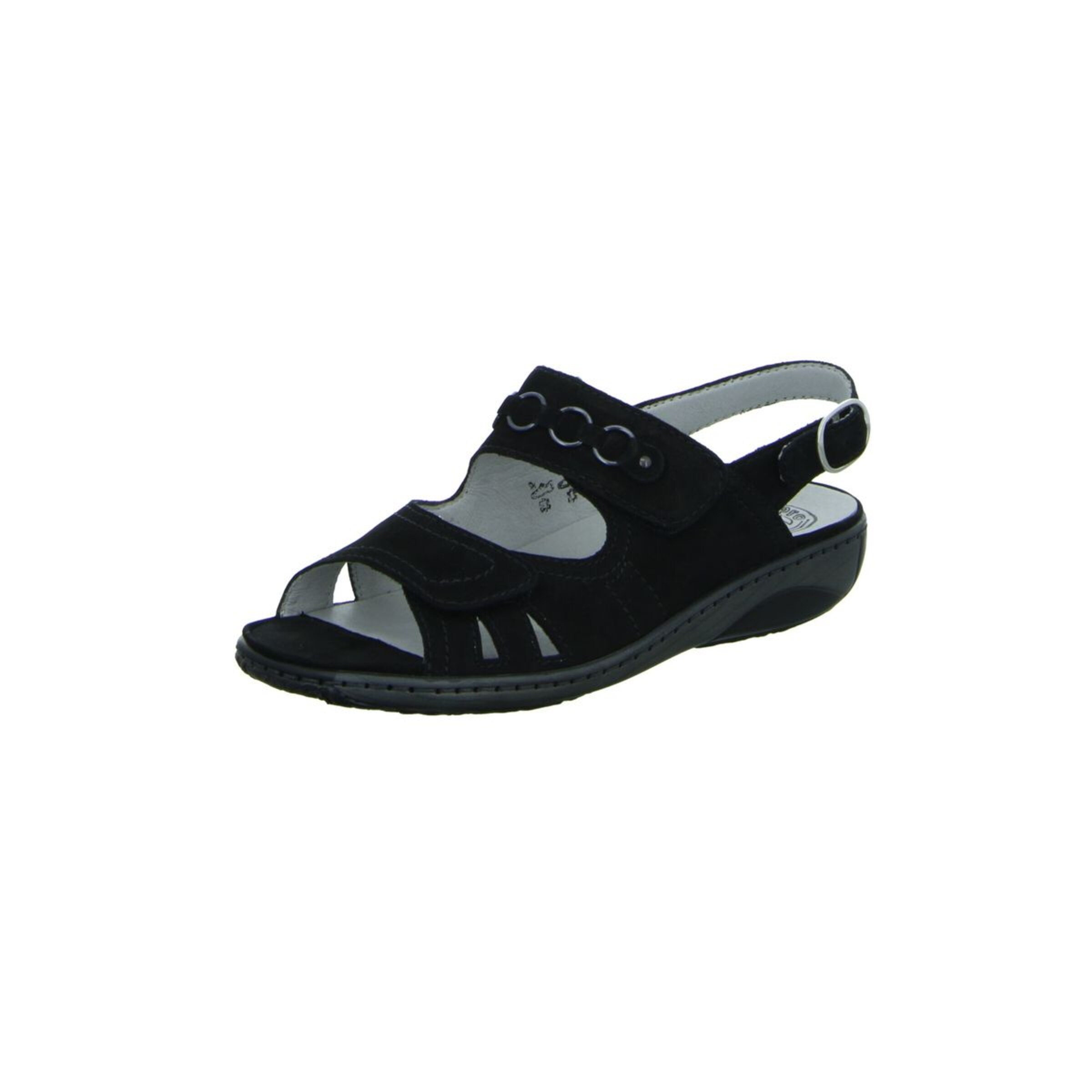 WALDLÄUFER Sandals in Black: front