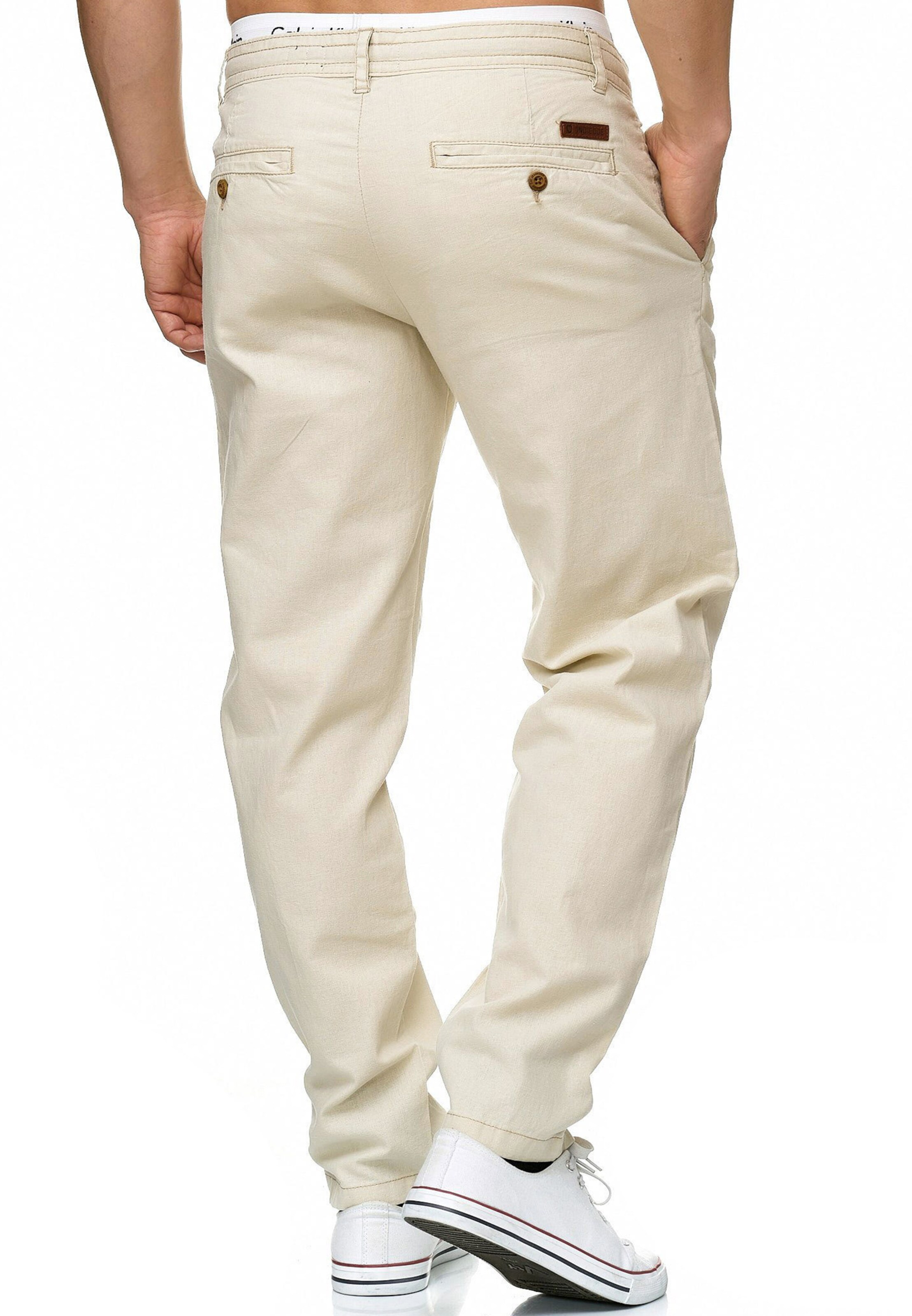 INDICODE JEANS Regular Chino 'Veneto' in Wit