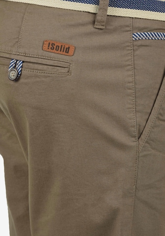 !Solid Regular Broek 'Monty' in Bruin