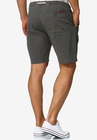 INDICODE JEANS Regular Shorts 'Stoufville' in Grau