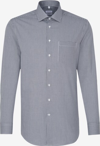 Coupe regular Chemise SEIDENSTICKER en bleu : devant