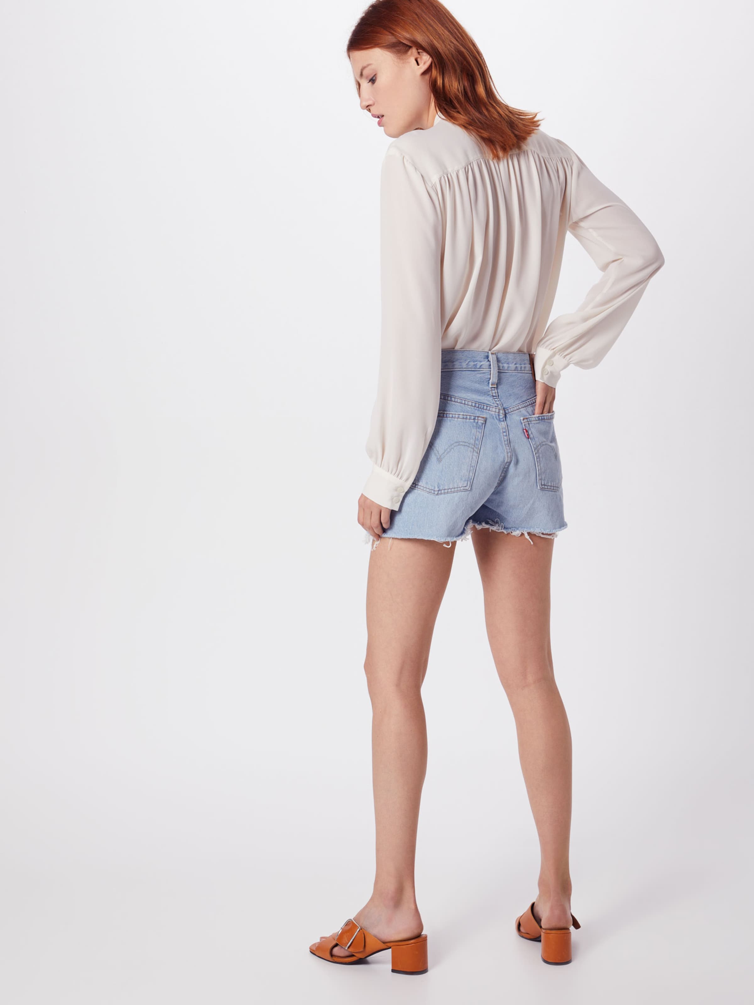 LEVI'S ®regular Traperice '501® Original Short' - plava boja