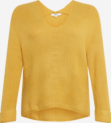 ABOUT YOU Curvy Sweter 'Tamara' w kolorze żółty: przód
