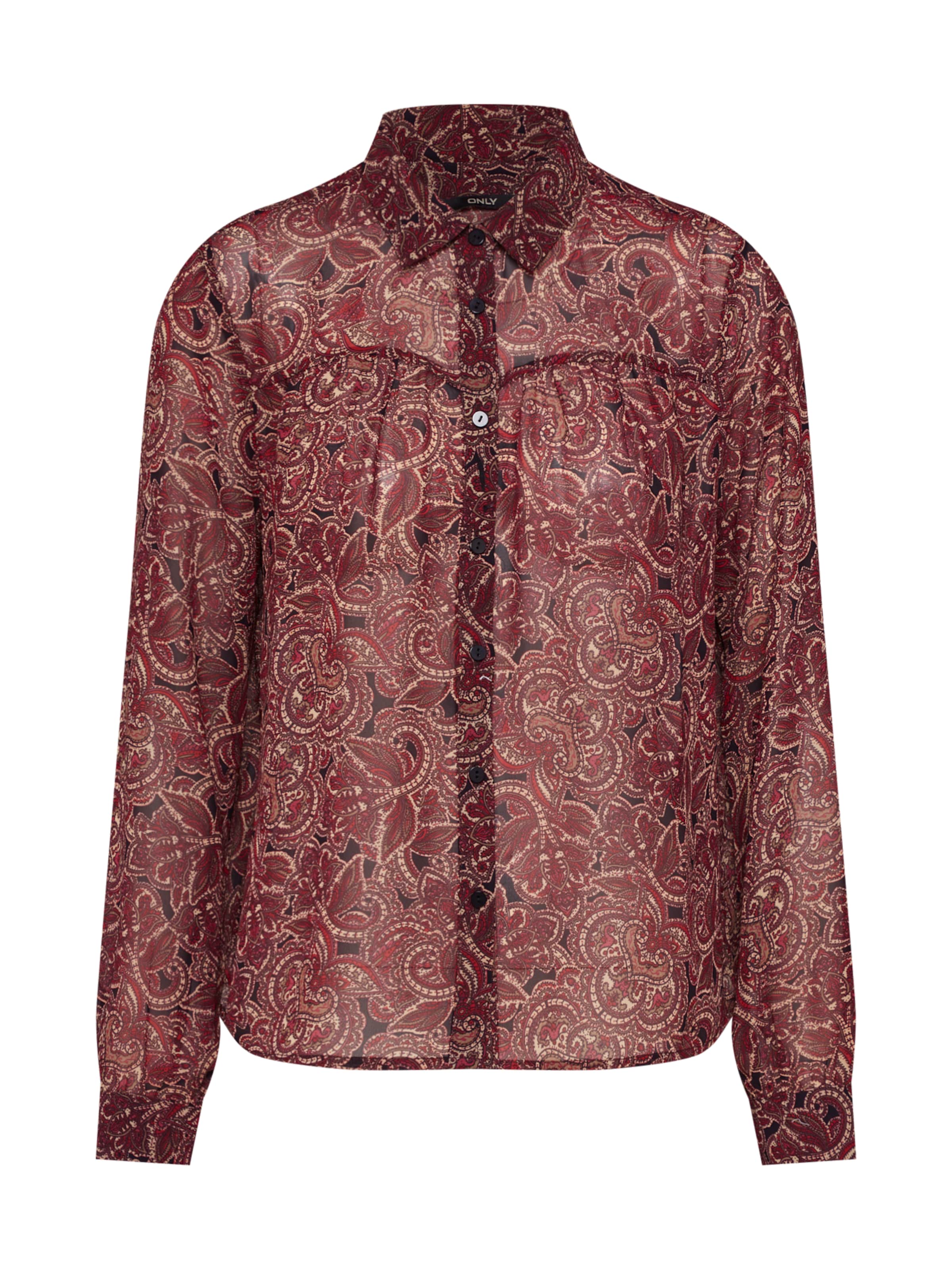 ONLY - Blouse in de kleur Robijnrood