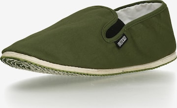 Ethletic Espadrilles in Groen: voorkant