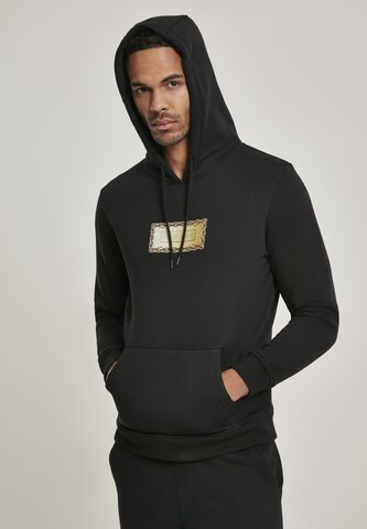 Mister Tee Sweatshirt 'Fake Love' in Zwart: voorkant