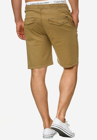 INDICODE JEANS Regular Shorts 'Kelowna' in Beige