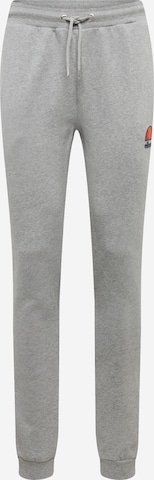 ELLESSE Tapered Sportbroek 'Ovest' in Grijs: voorkant