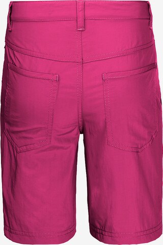 JACK WOLFSKIN Regular Workout Pants 'Sun' in Pink