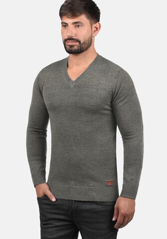 BLEND Sweater 'Lasse' in Grey: front