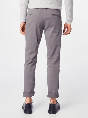 BOSS Orange Normální Chino kalhoty – šedá: zadní strana