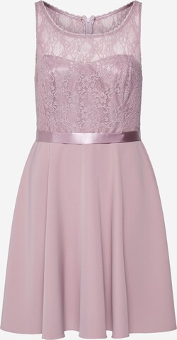 Robe de cocktail VM Vera Mont en rose : devant