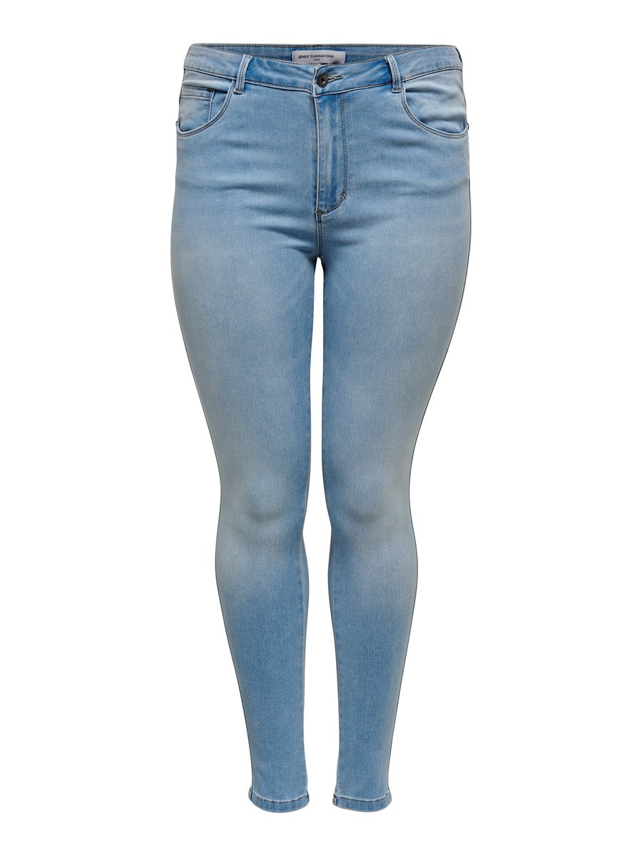 Donna Abbigliamento ONLY Carmakoma Jeans CARAUGUSTA in Blu 