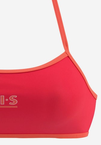 H.I.S Bralette Bikini in Red