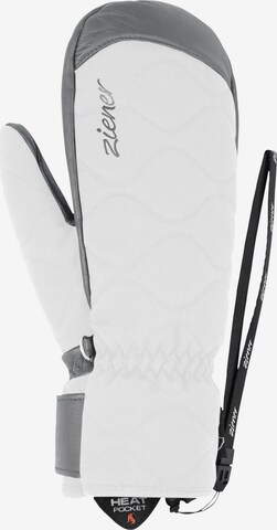 ZIENER Athletic Gloves in White: front