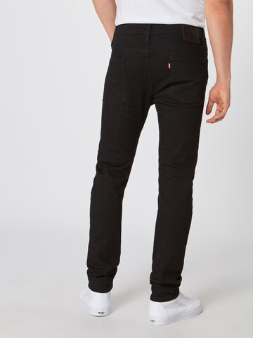 LEVI'S ® - Skinny Calças de ganga '510' em preto: atrás