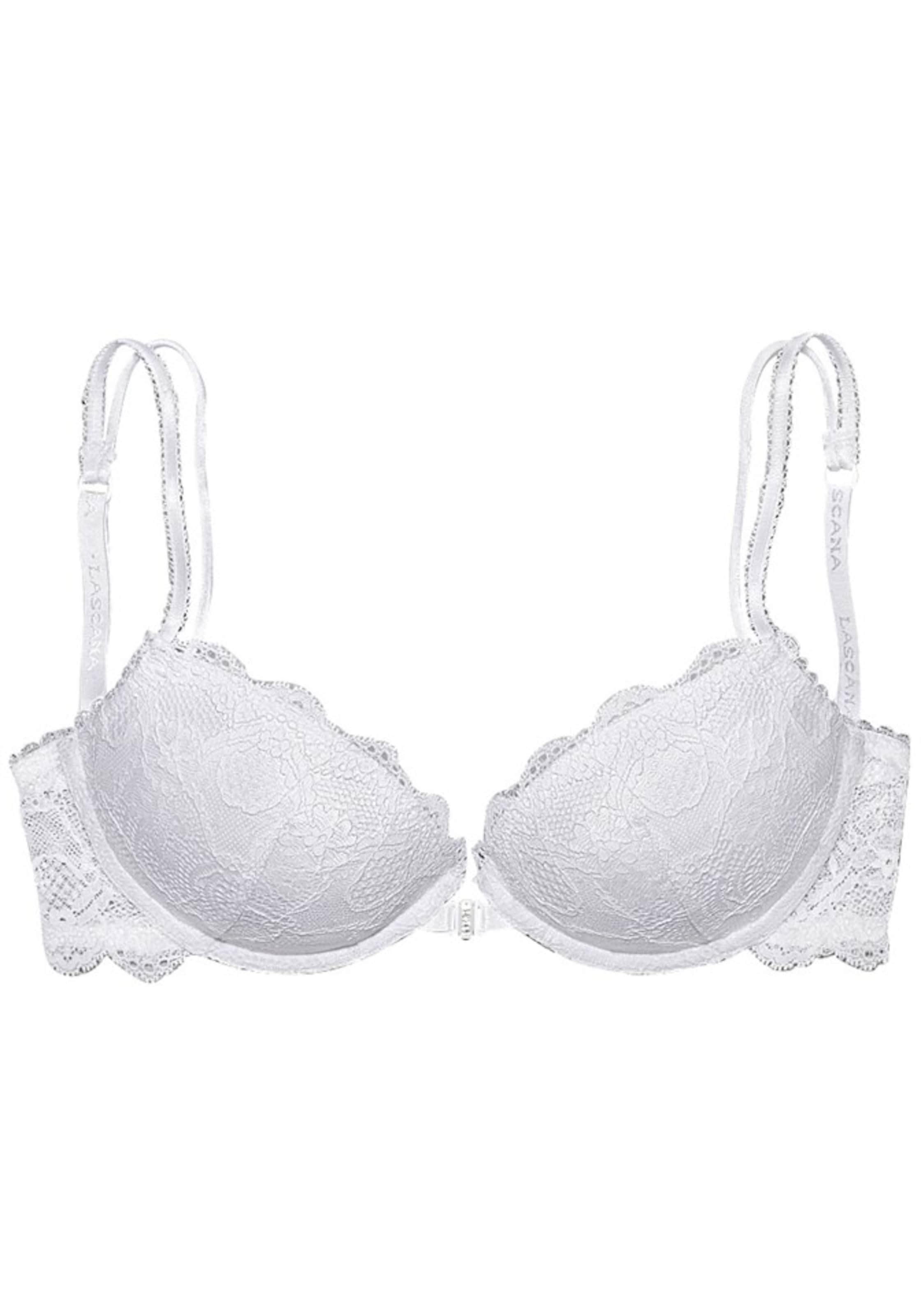 LASCANA - Push-up Sujetador en blanco: frente