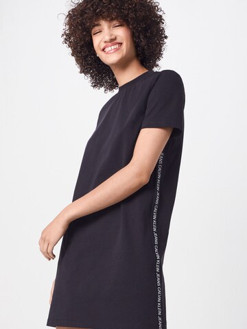 Calvin Klein Jeans Kleid in Schwarz: predná strana