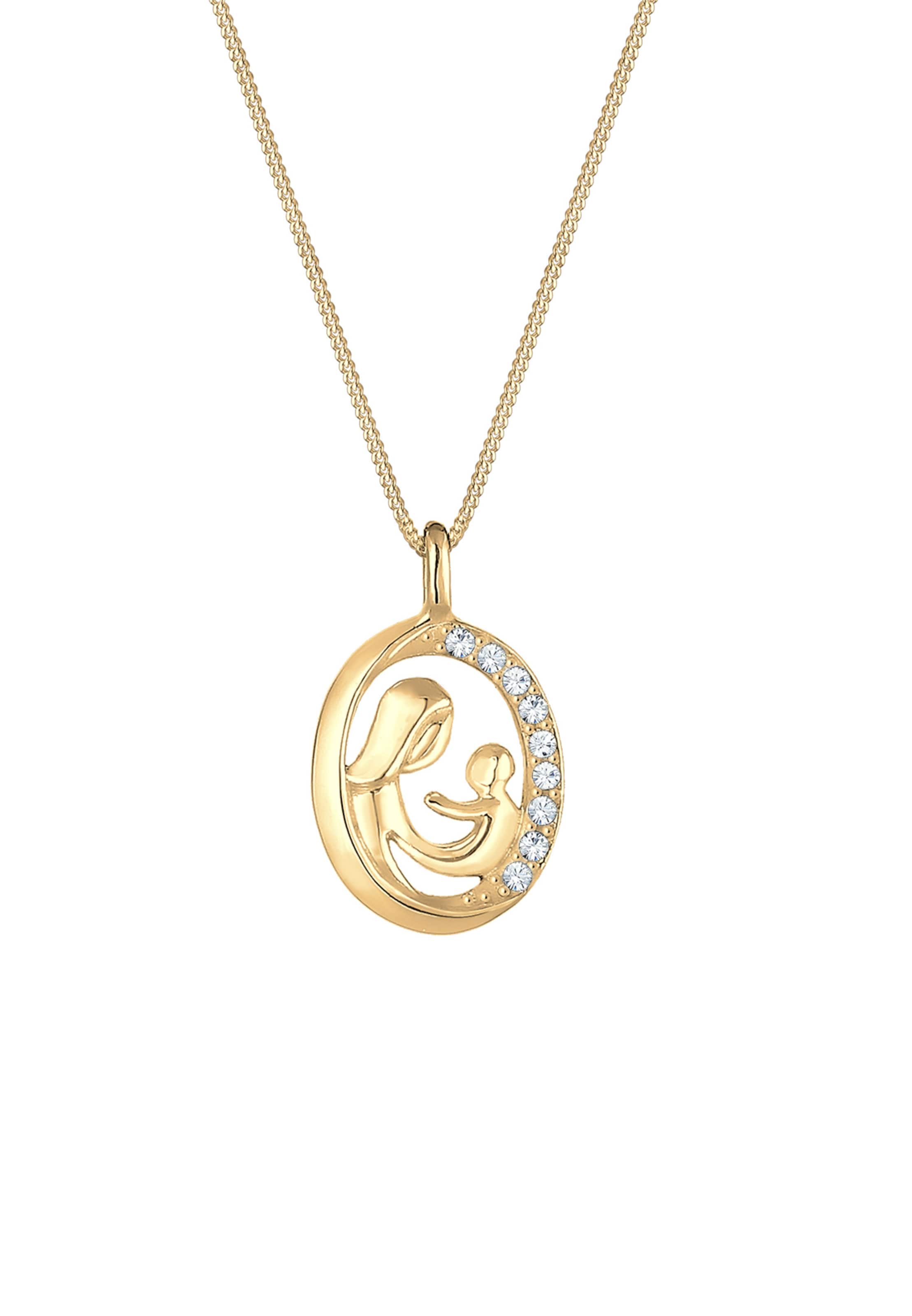 ELLI Halskette 'Mutter und Kind' in Gold