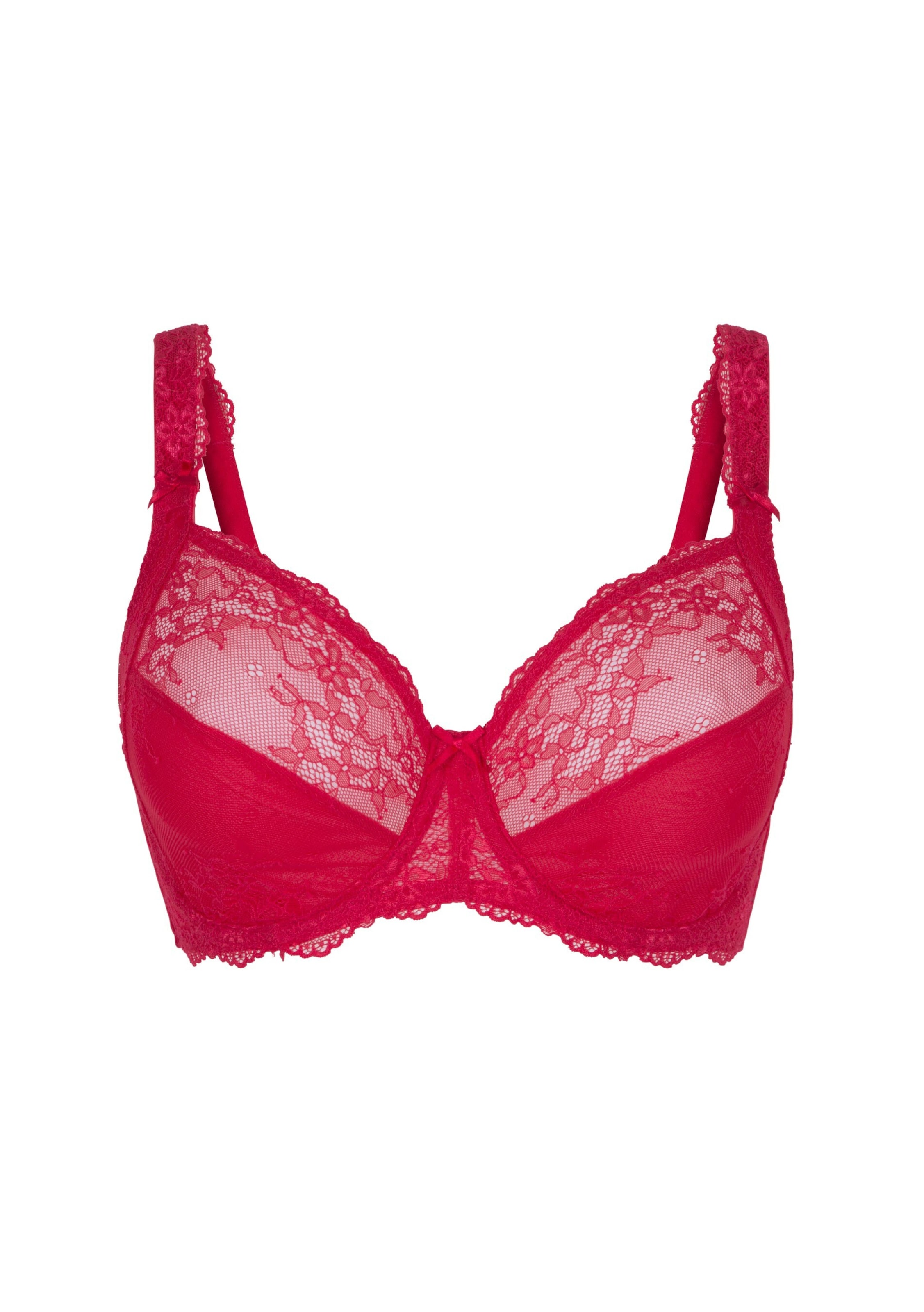 Minimizer Reggiseno di LingaDore in rosso: frontale