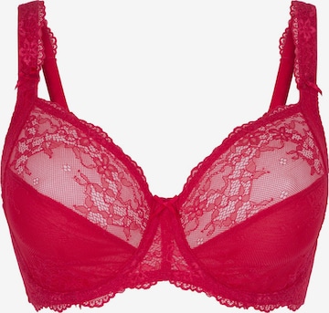LingaDore T-shirt BH in Rood: voorkant