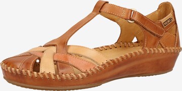 PIKOLINOS Sandals in Brown: front