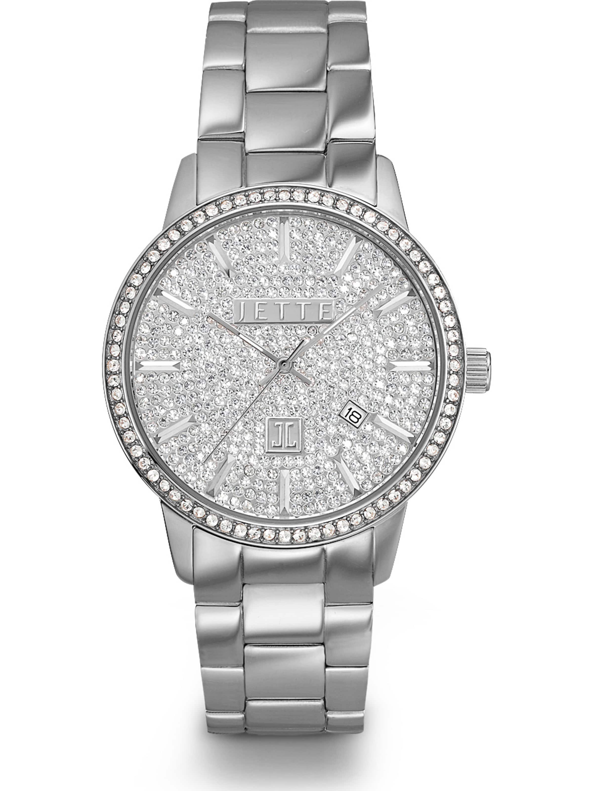 JETTE Analog Watch in Silver: front