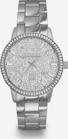 JETTE Analog Watch in Silver: front