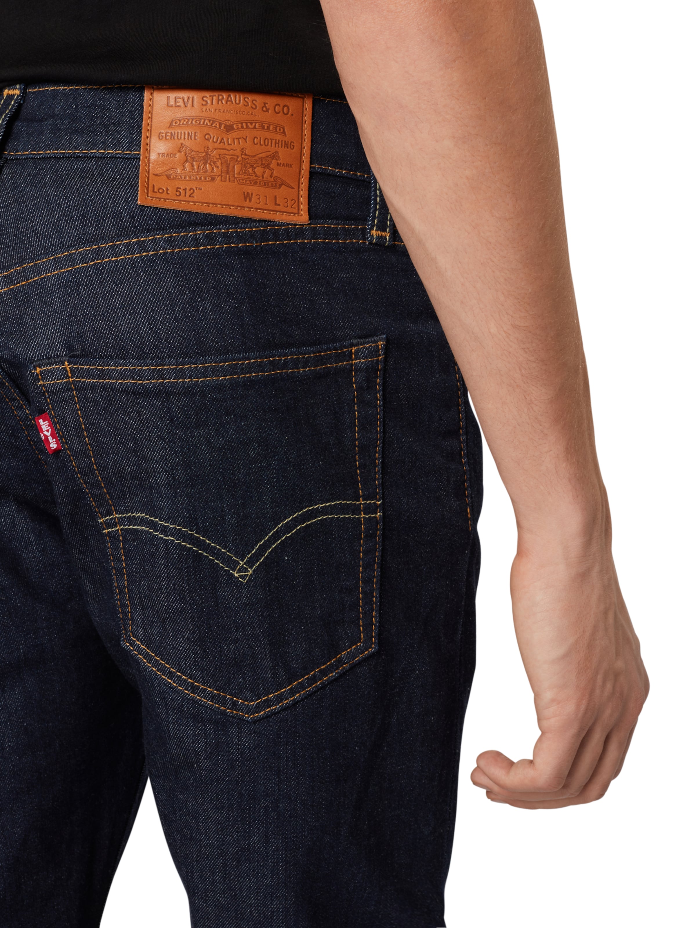LEVI'S ® Tapered Jeans '512® Slim Taper' i blå